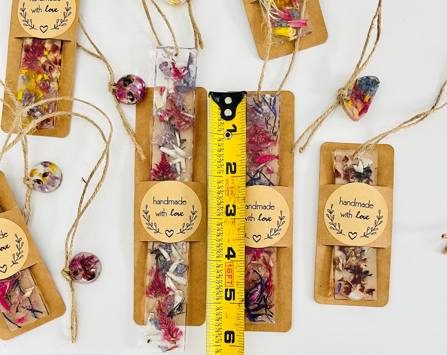 5" Roses & Azalea Bookmark