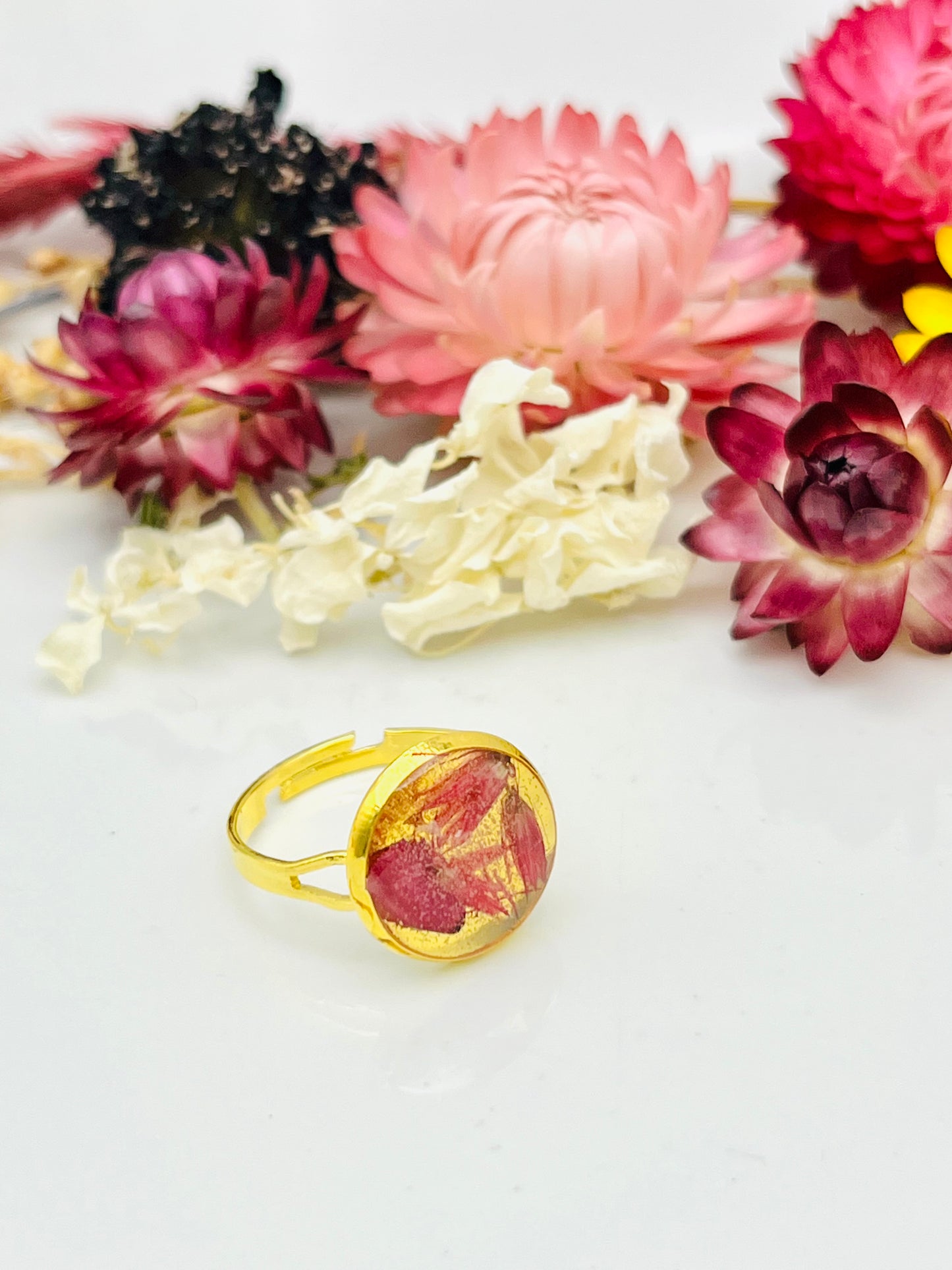 Celosia Dried Flower Ring